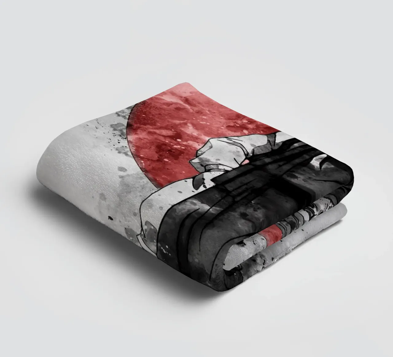 Ging Freecss badhanddoek van Neonartstudio