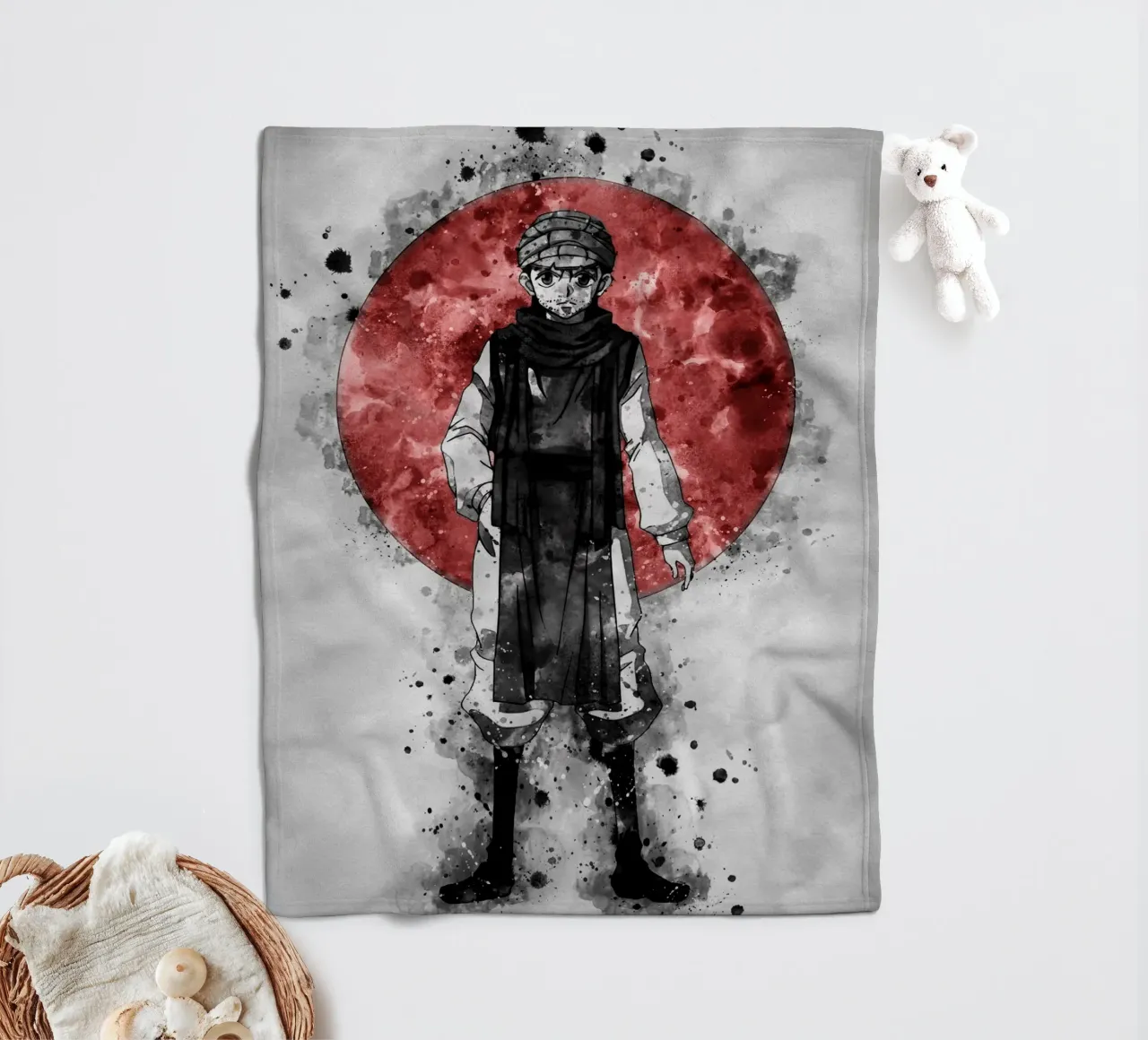 Ging Freecss coperta in pile da Neonartstudio
