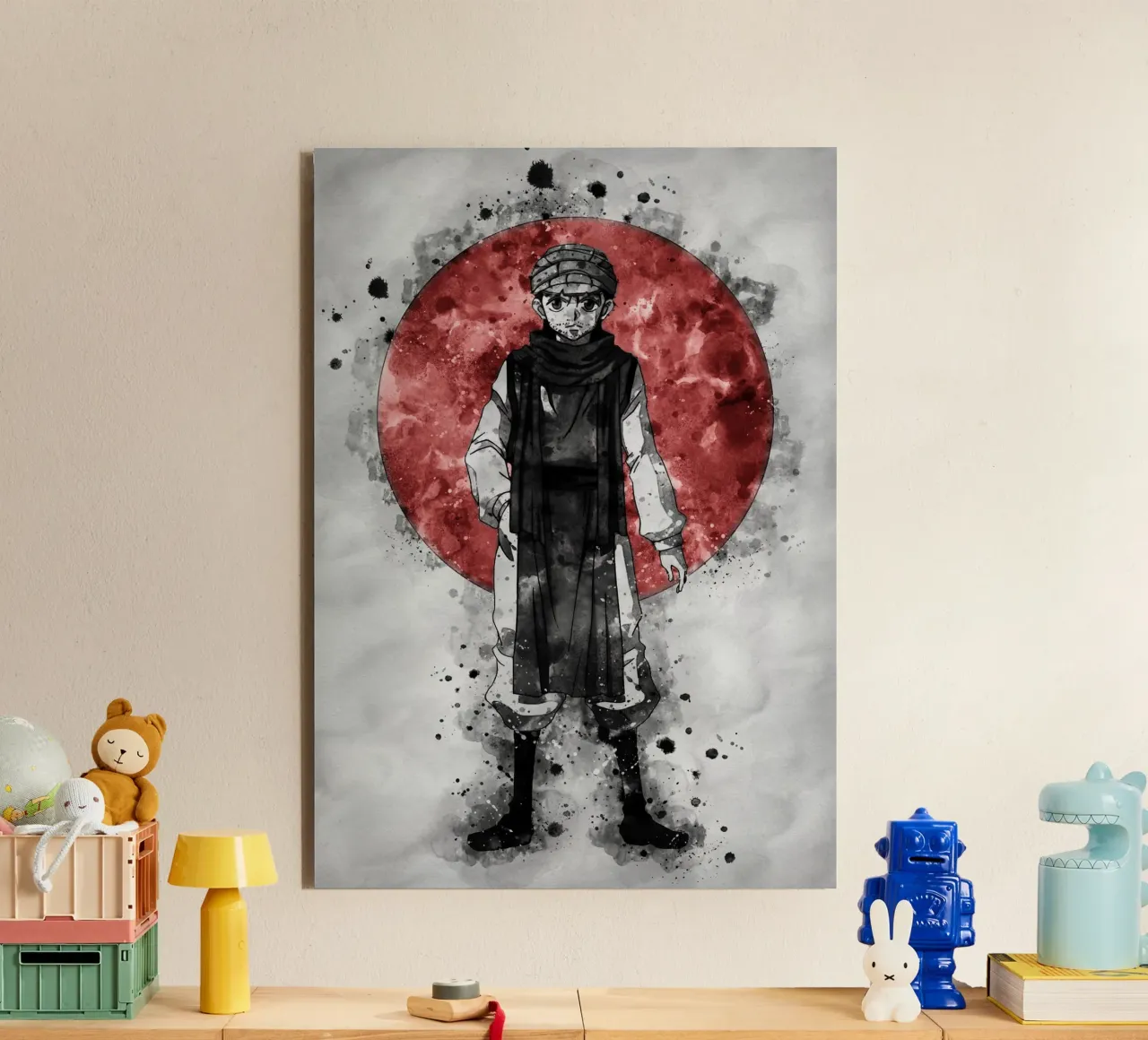 Ging Freecss Alu-Dibond von Neonartstudio