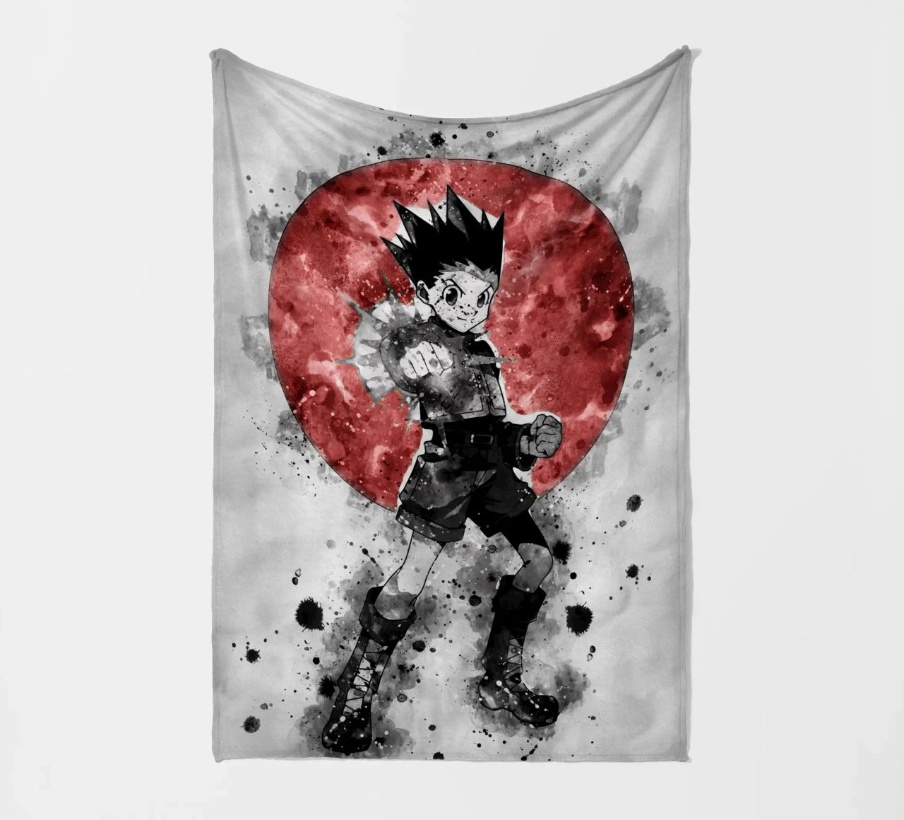 Gon Freecss Fleecedecke von Neonartstudio