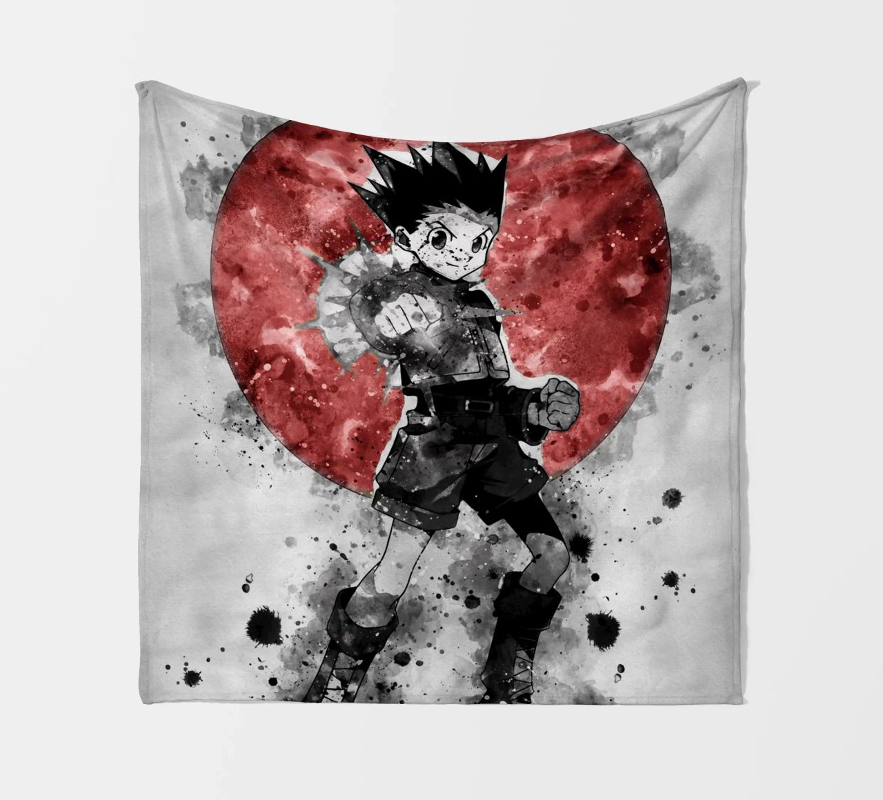 Gon Freecss Fleecedecke von Neonartstudio