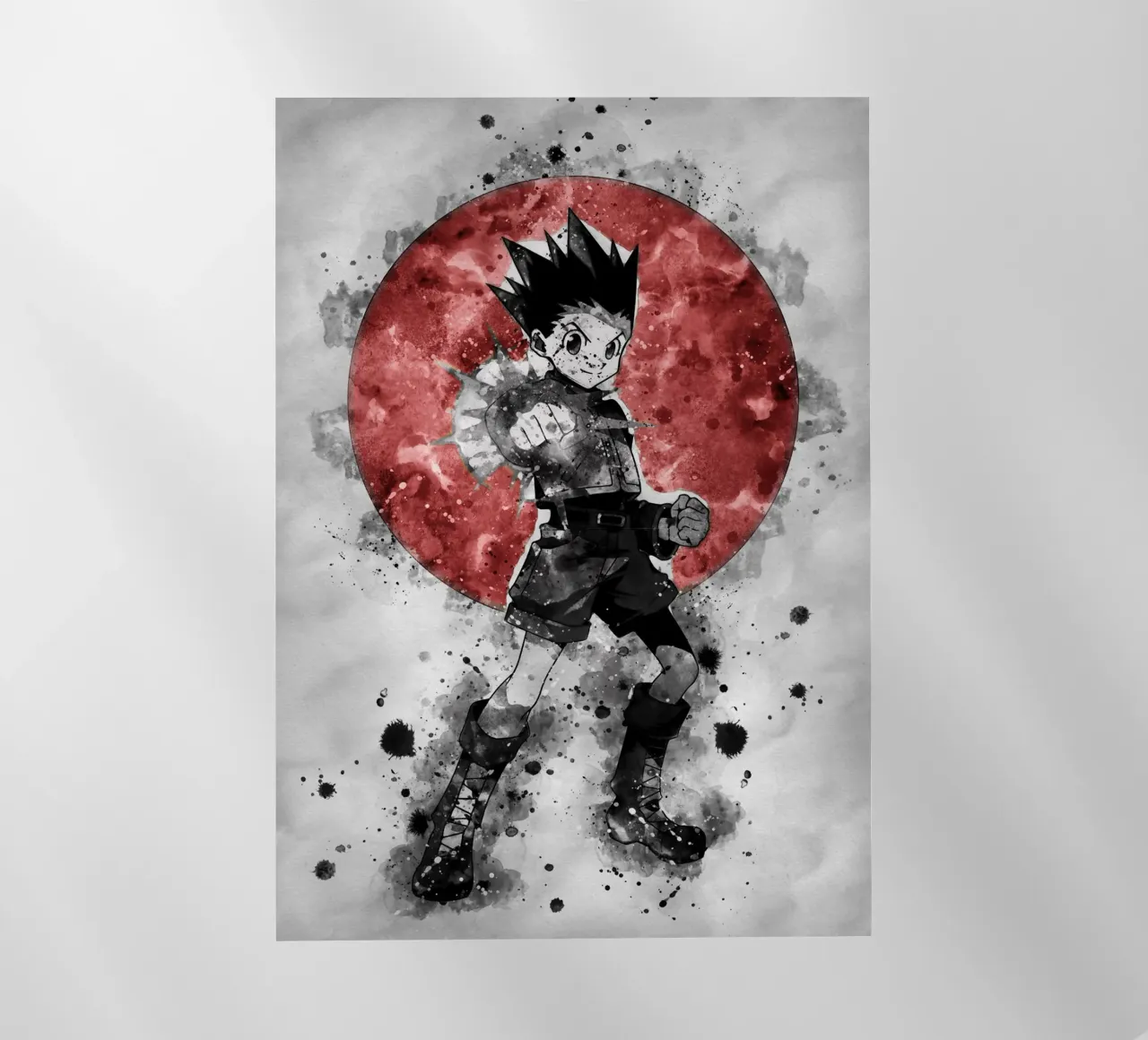 Gon Freecss Backlit Folie von Neonartstudio