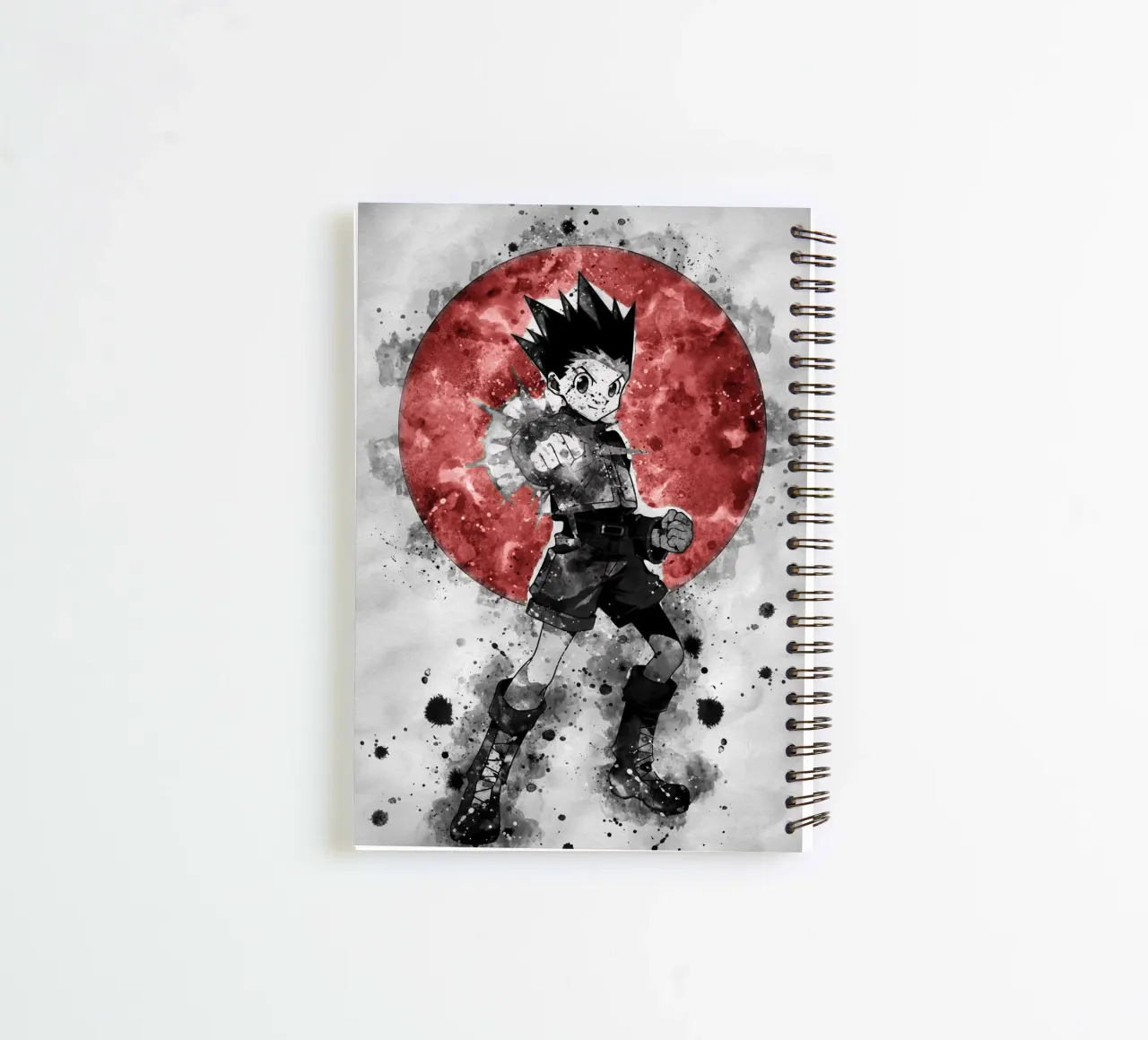 Gon Freecss spiral notebook by Neonartstudio