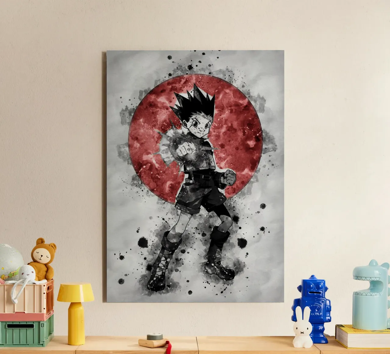 Gon Freecss alluminio dibond da Neonartstudio