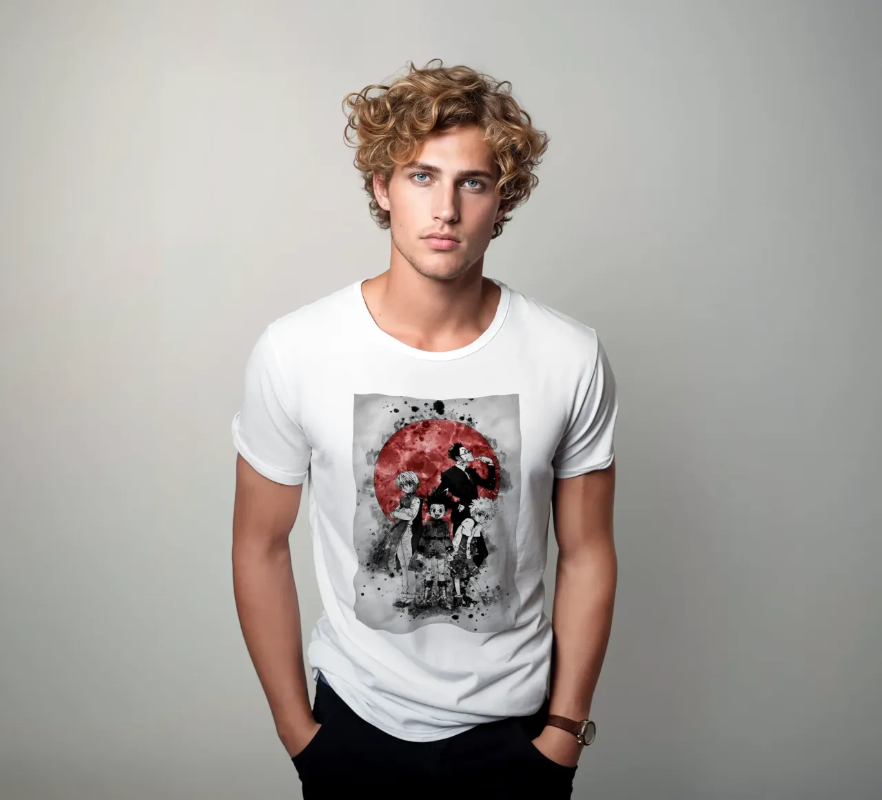 hunter x hunter t-shirt da Neonartstudio