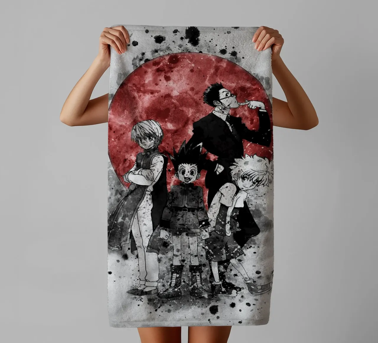 hunter x hunter asciugamano da bagno da Neonartstudio