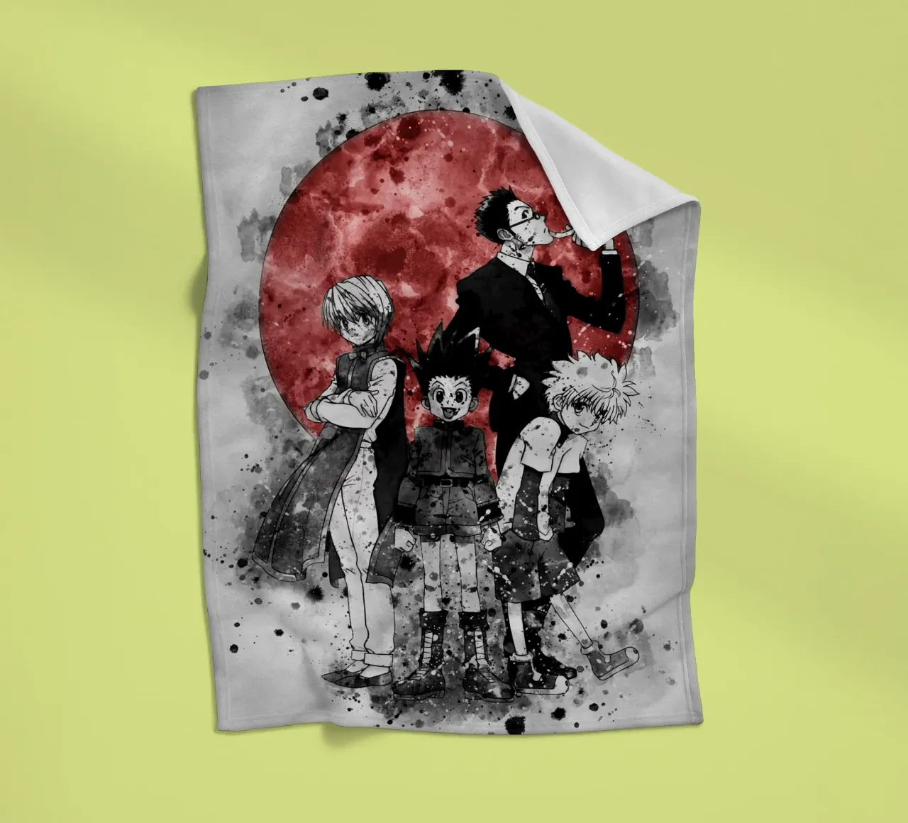 hunter x hunter coperta in pile da Neonartstudio