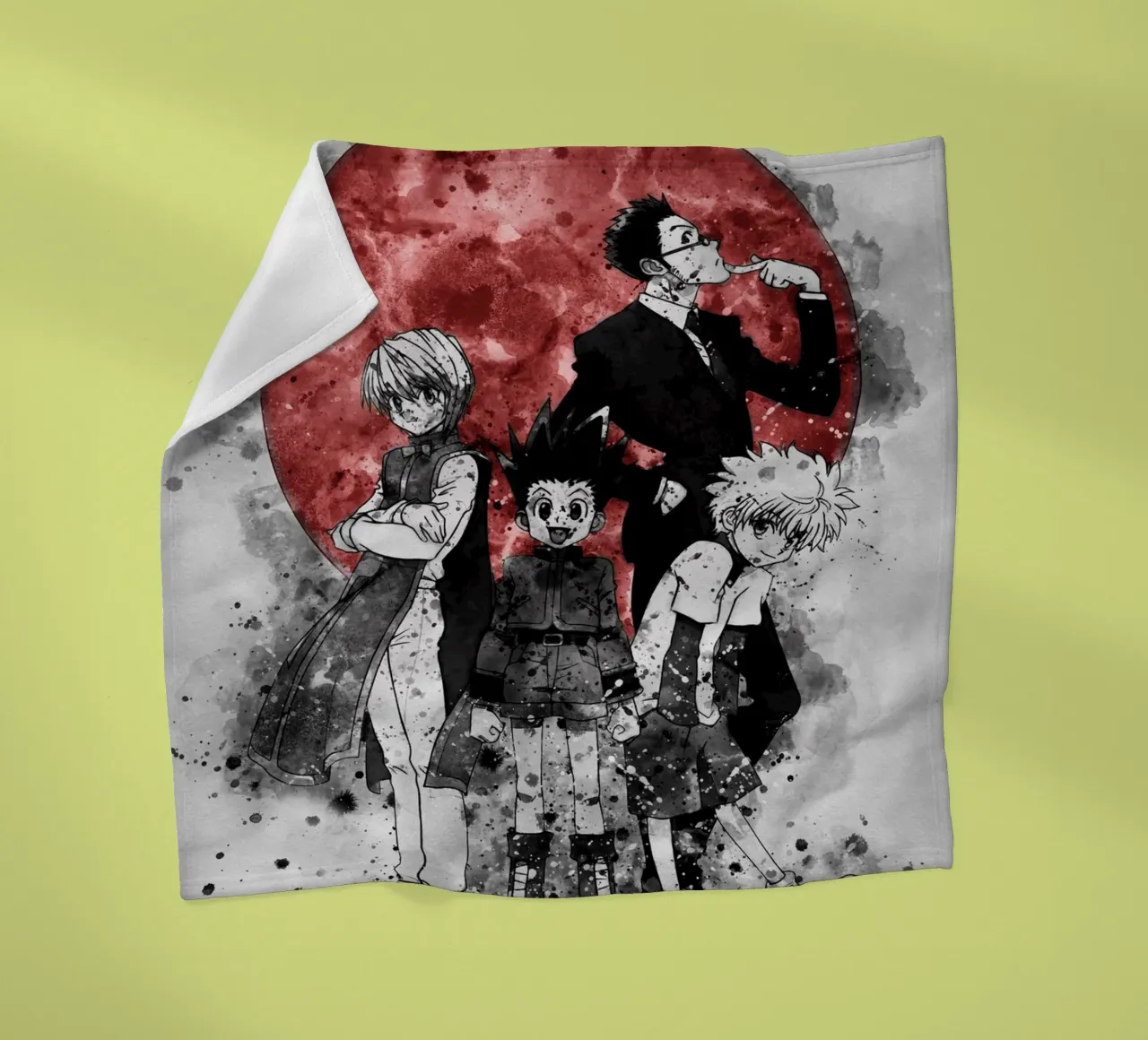 hunter x hunter coperta in pile da Neonartstudio