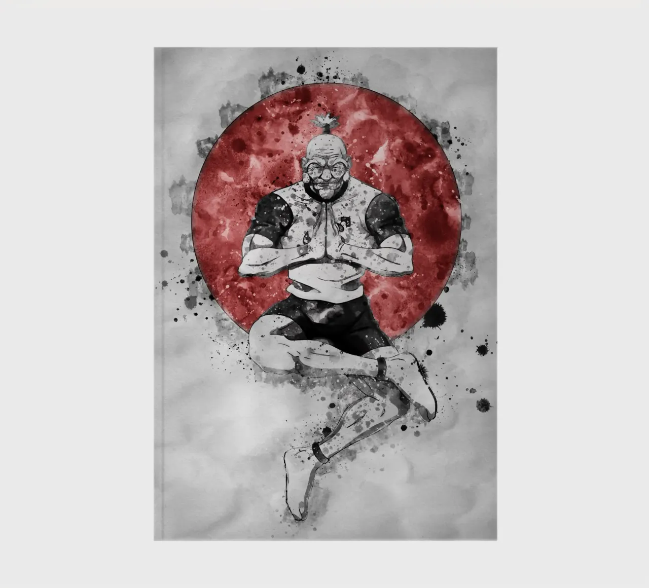 Isaac Netero notebook by Neonartstudio
