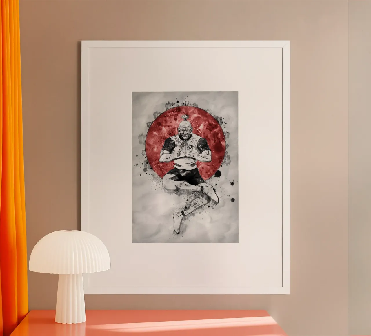 Isaac Netero poster da Neonartstudio