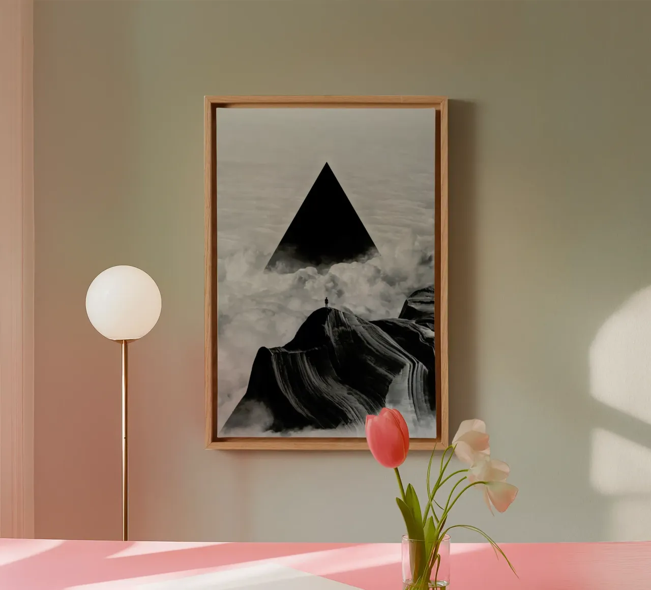 We Never Had It Anyway canvas met Baklijst van Adam Priester