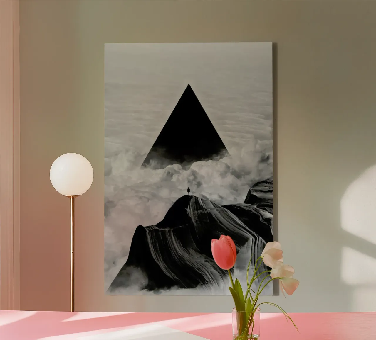 We Never Had It Anyway canvas met Baklijst van Adam Priester