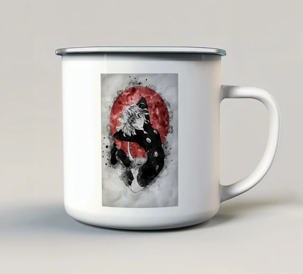 Neferpitou tazza in smalto da Neonartstudio