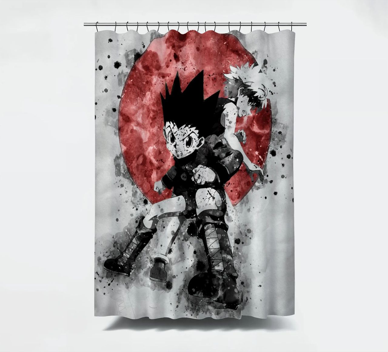 Zoldyck Killua & Gon Freecss tenda da doccia da Neonartstudio
