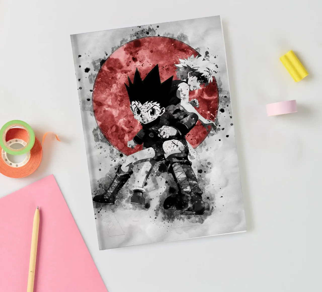 Zoldyck Killua & Gon Freecss diario da Neonartstudio