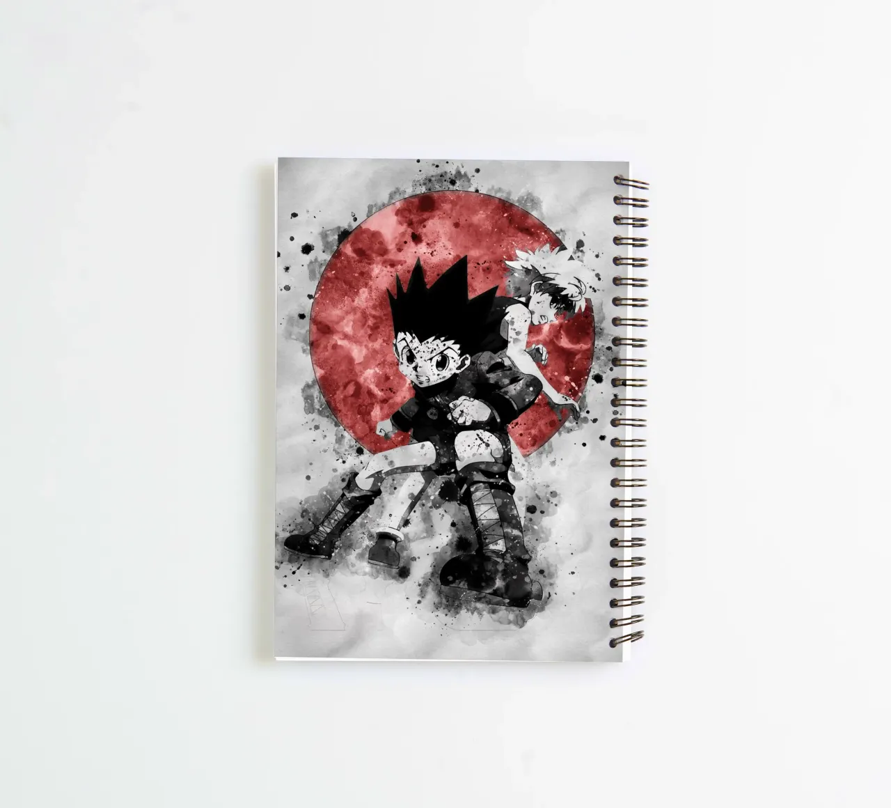 Zoldyck Killua & Gon Freecss spiral notebook by Neonartstudio