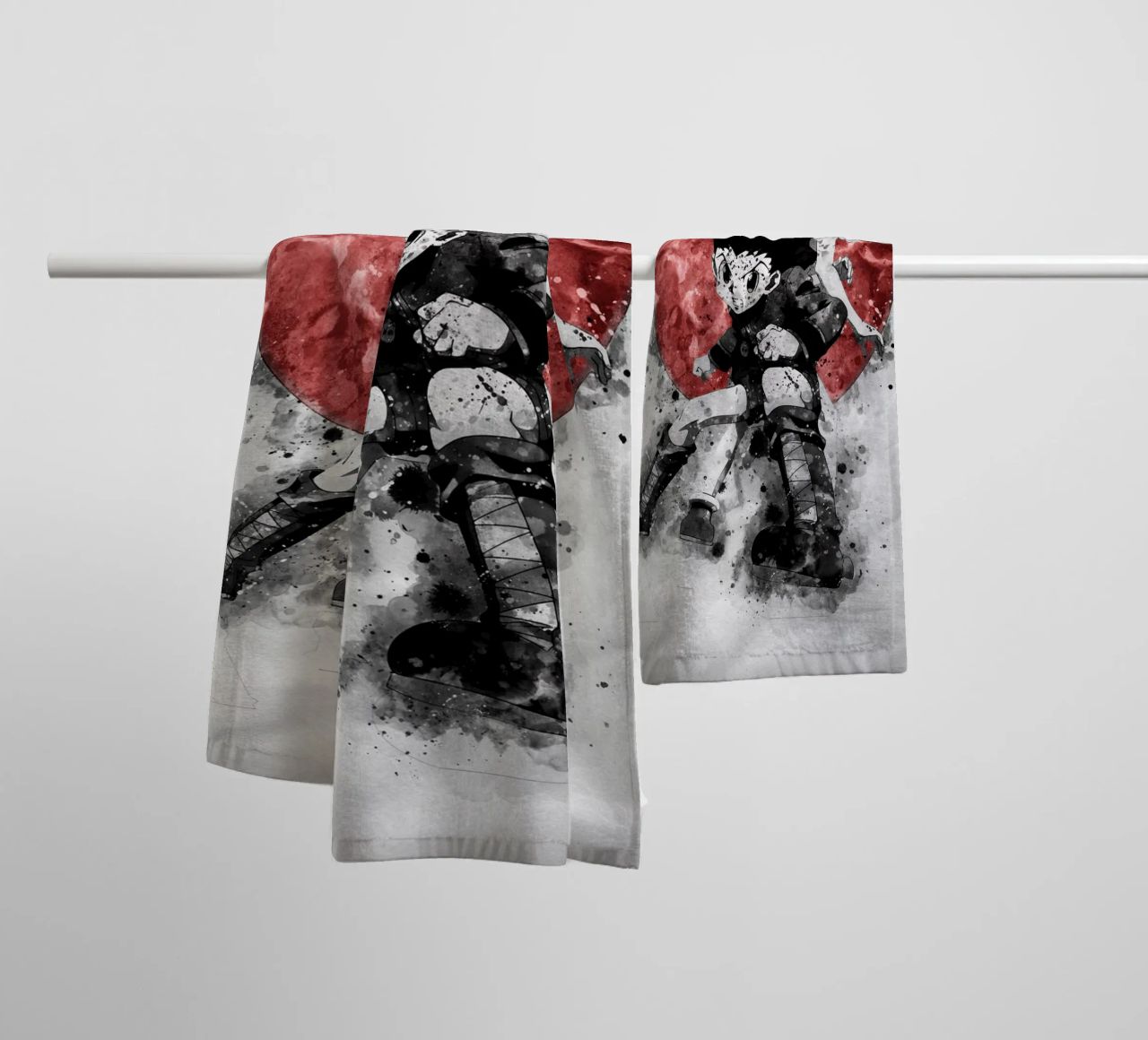 Zoldyck Killua & Gon Freecss asciugamano da bagno da Neonartstudio