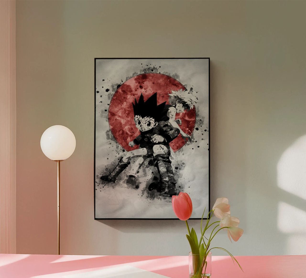 Zoldyck Killua & Gon Freecss plexiglass da Neonartstudio