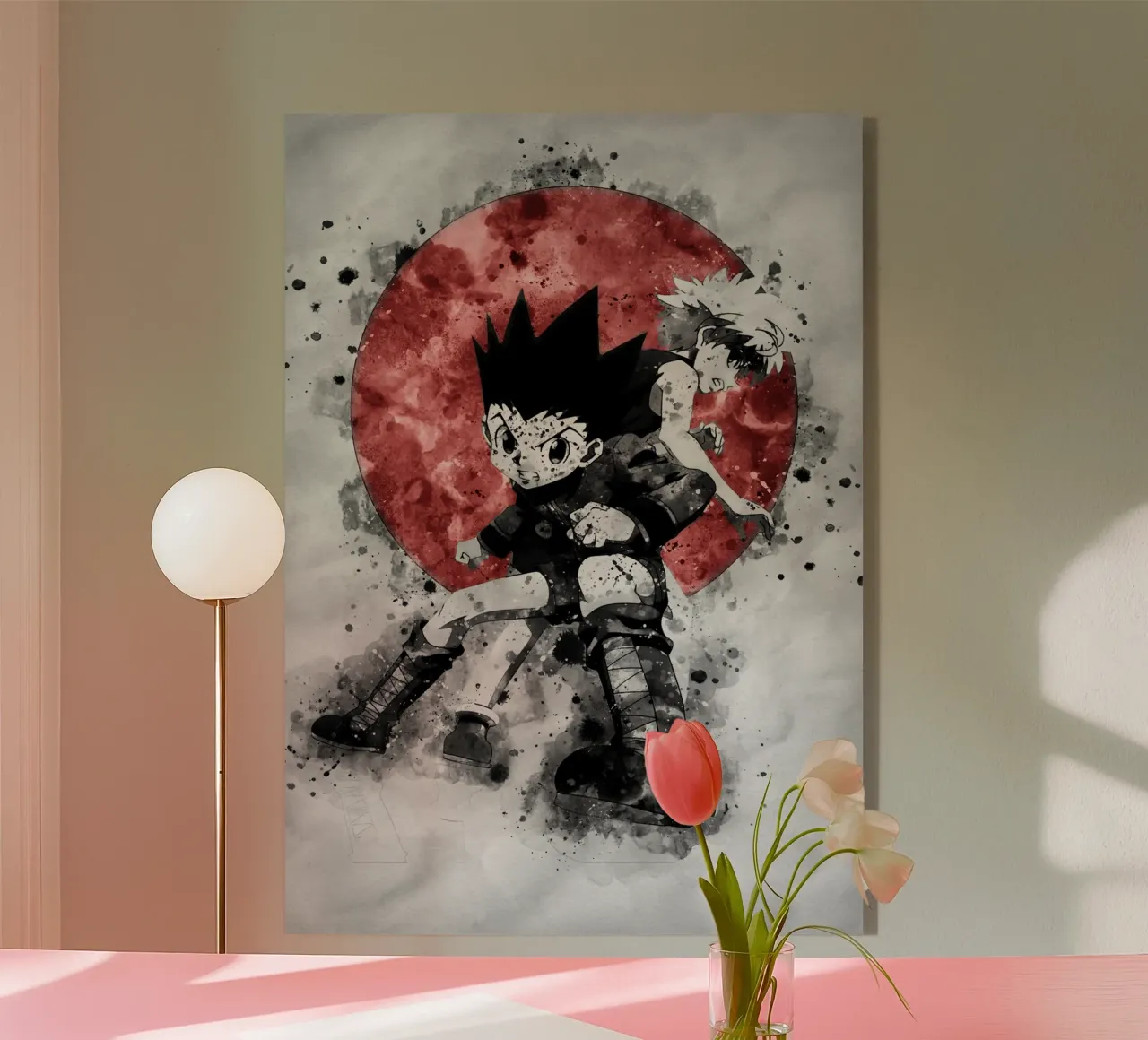 Zoldyck Killua & Gon Freecss acrylic glass by Neonartstudio
