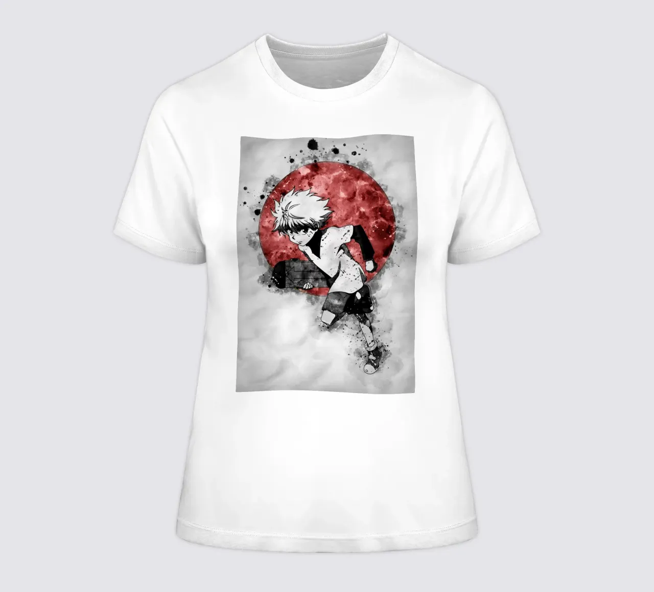 Zoldyck Killua 1 t-shirt ajusté pour femmes de Neonartstudio