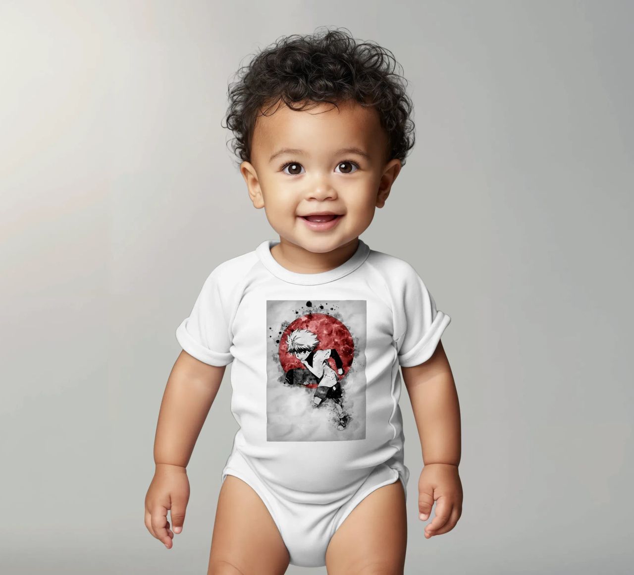 Zoldyck Killua 1 Kurzarm Babybody von Neonartstudio