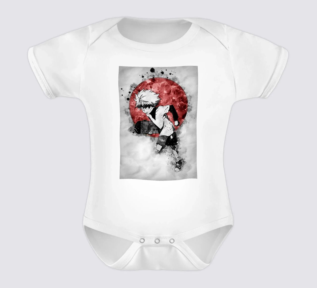 Zoldyck Killua 1 Kurzarm Babybody von Neonartstudio