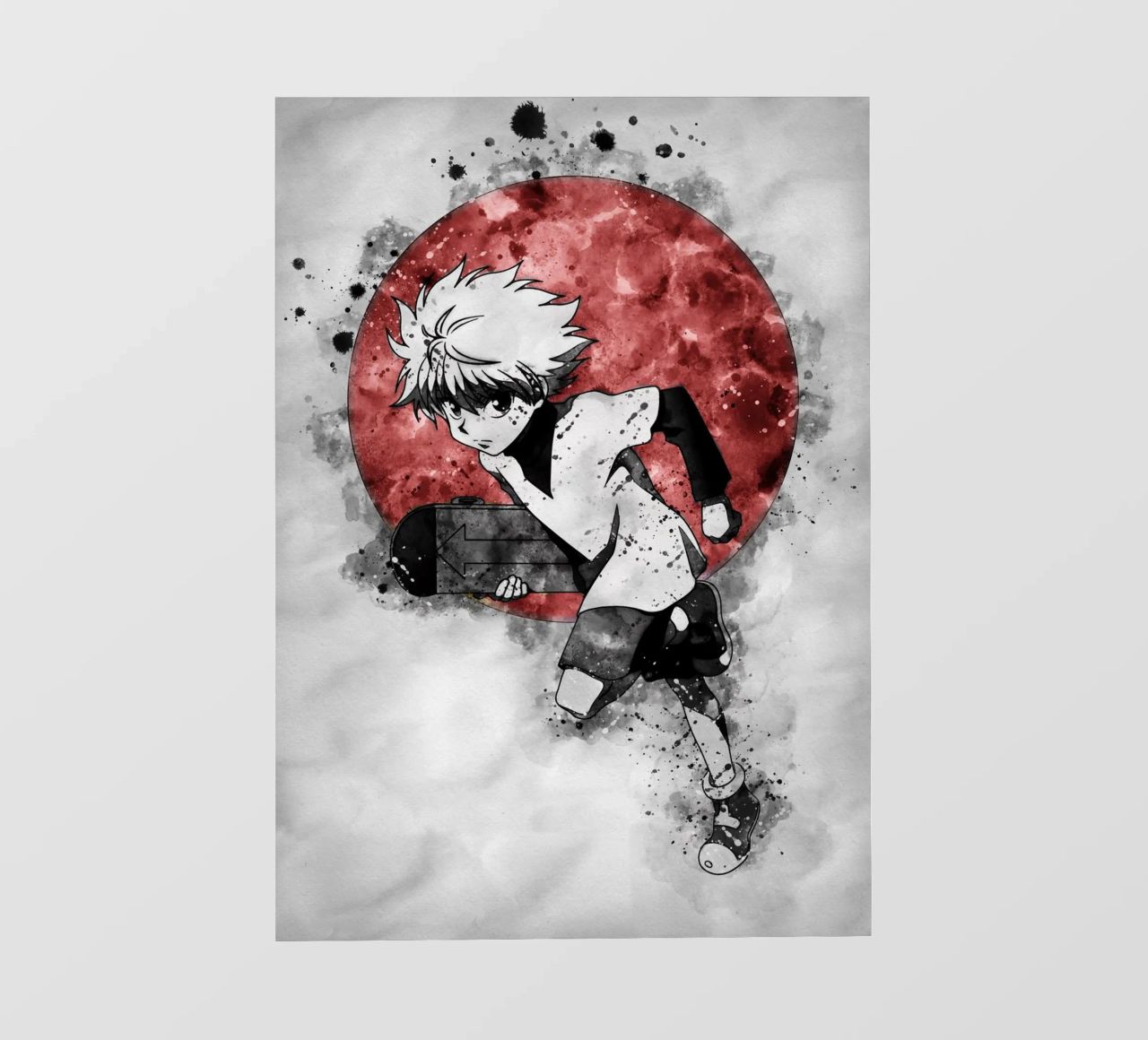 Zoldyck Killua 1 pellicola backlit da Neonartstudio