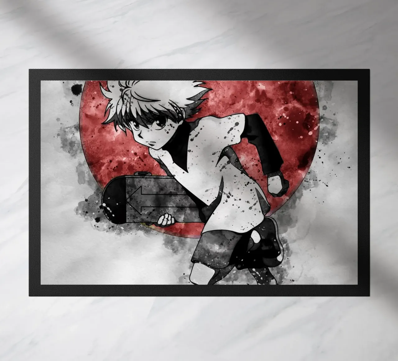 Zoldyck Killua 1 felpudo de Neonartstudio