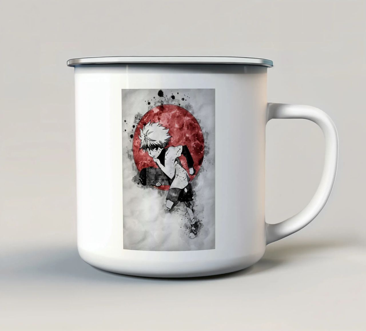Zoldyck Killua 1 tazza in smalto da Neonartstudio
