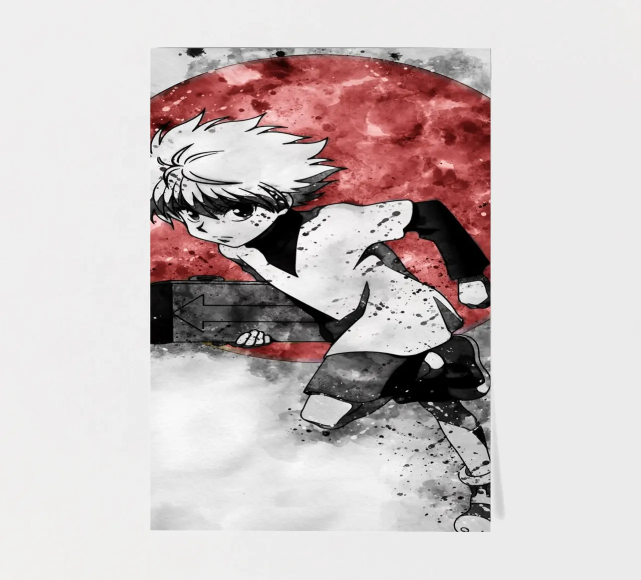 Zoldyck Killua 1 planche autocollant de Neonartstudio
