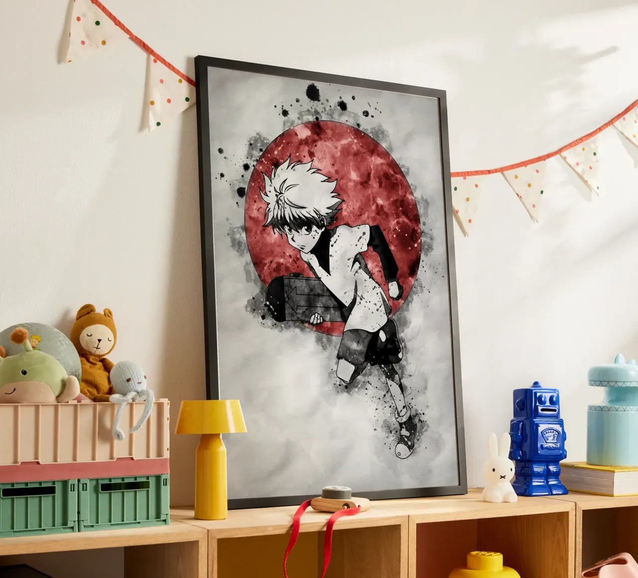 Zoldyck Killua 1 carta hahnemühle da Neonartstudio
