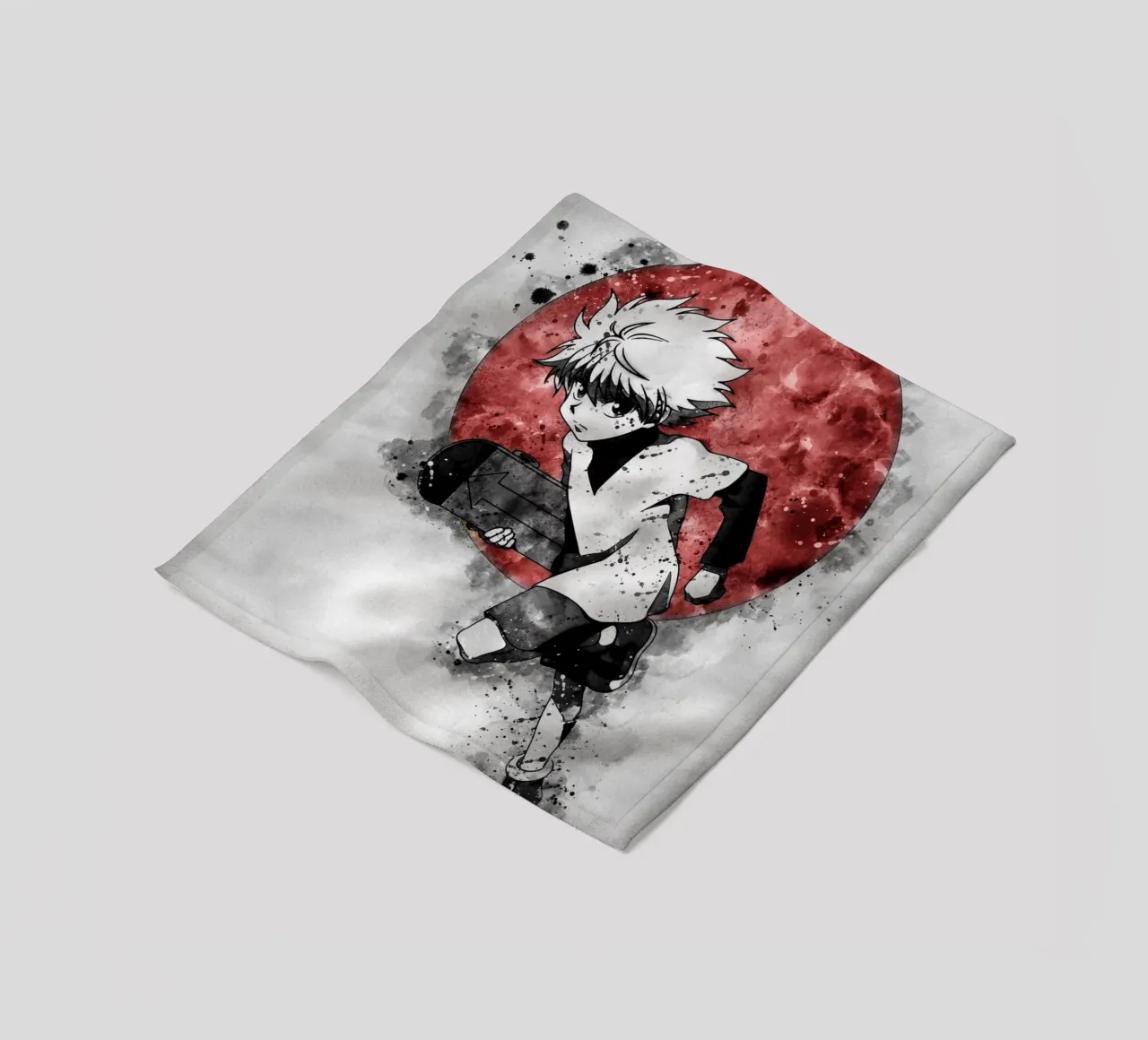 Zoldyck Killua 1 coperta in pile da Neonartstudio