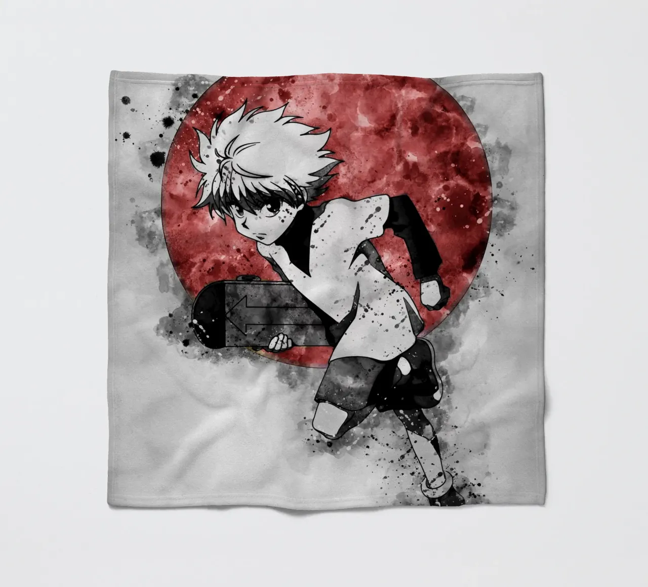 Zoldyck Killua 1 coperta in pile da Neonartstudio