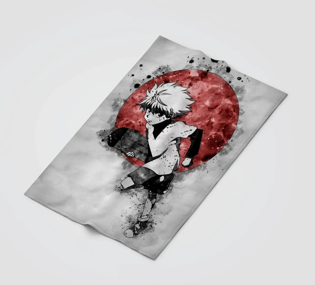 Zoldyck Killua 1 coperta in pile da Neonartstudio
