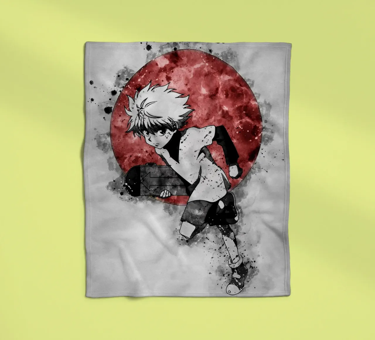 Zoldyck Killua 1 coperta in pile da Neonartstudio