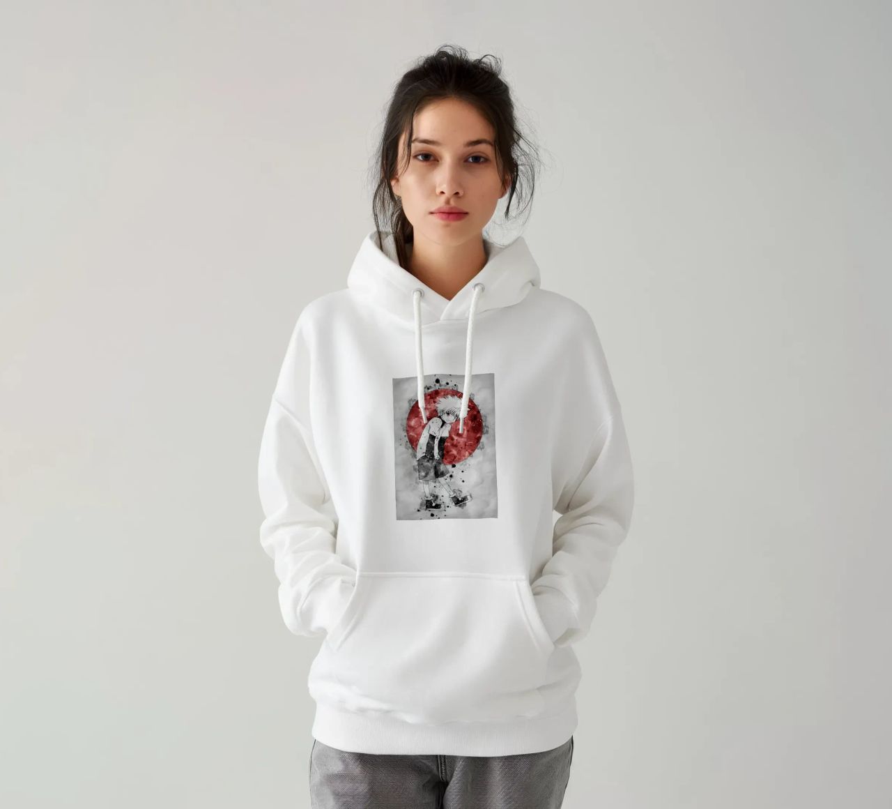 Zoldyck Killua felpa con cappuccio da Neonartstudio