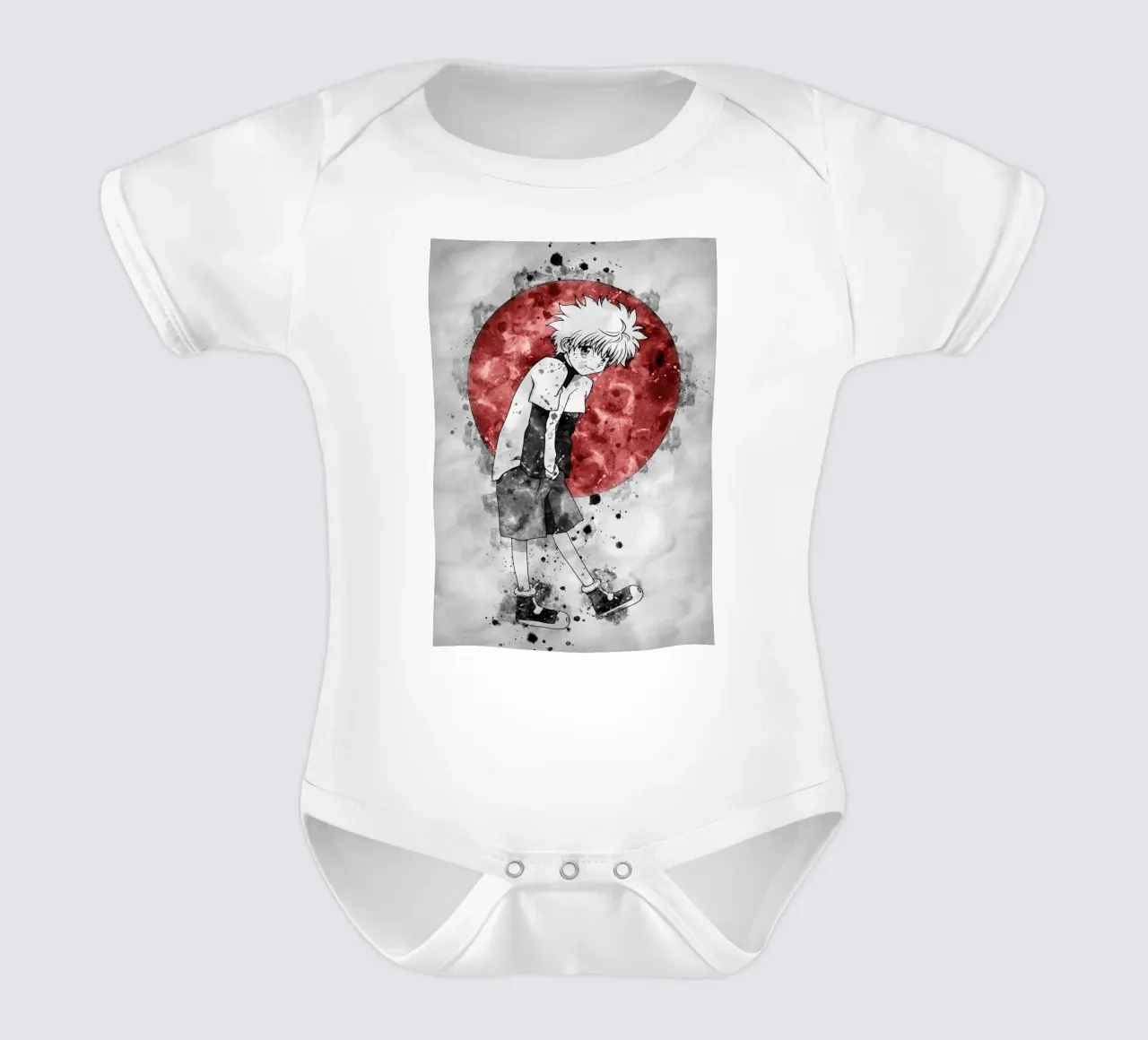 Zoldyck Killua body neonato maniche corte da Neonartstudio