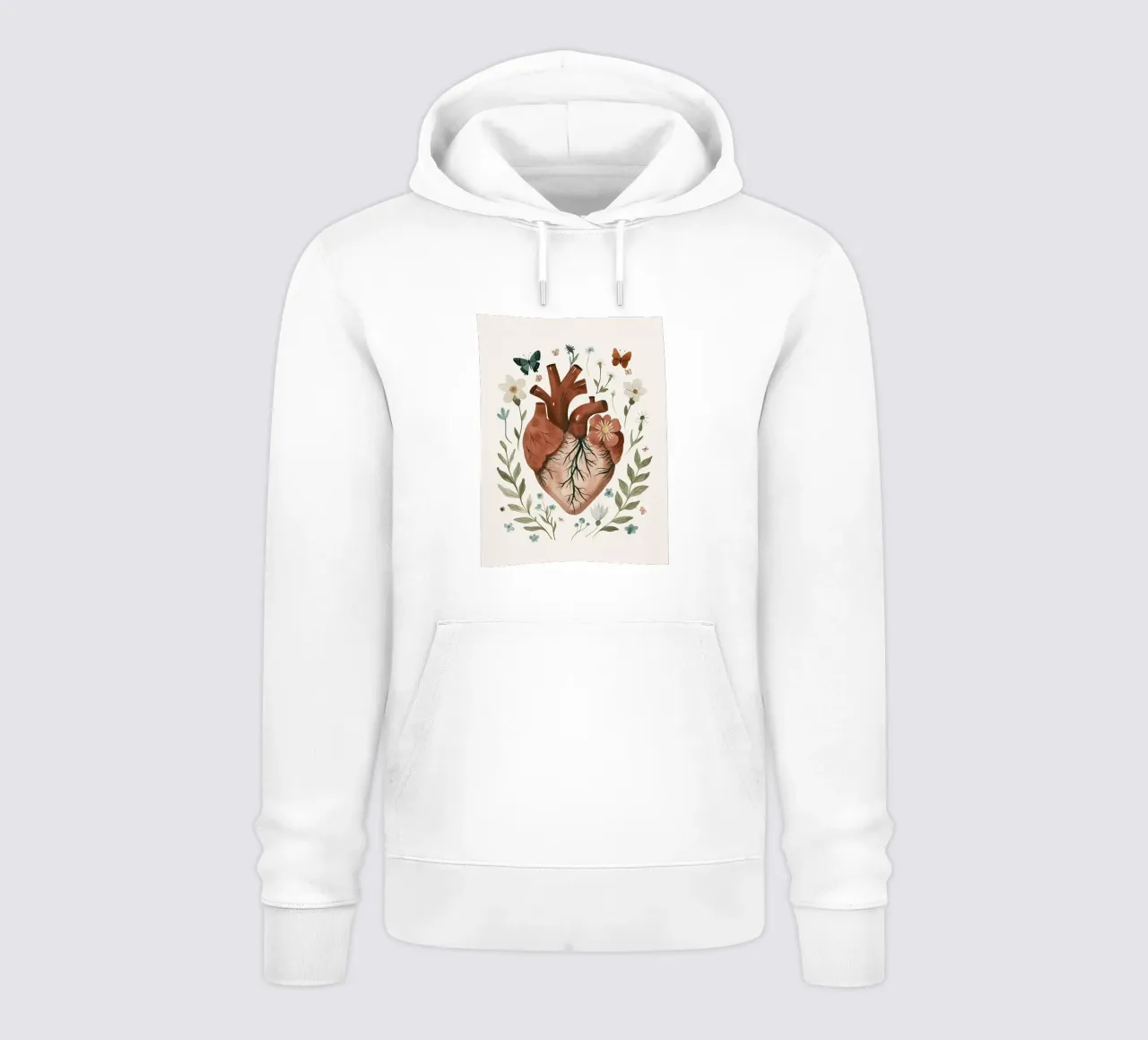Cuore in fiore felpa con cappuccio da DaarbyN
