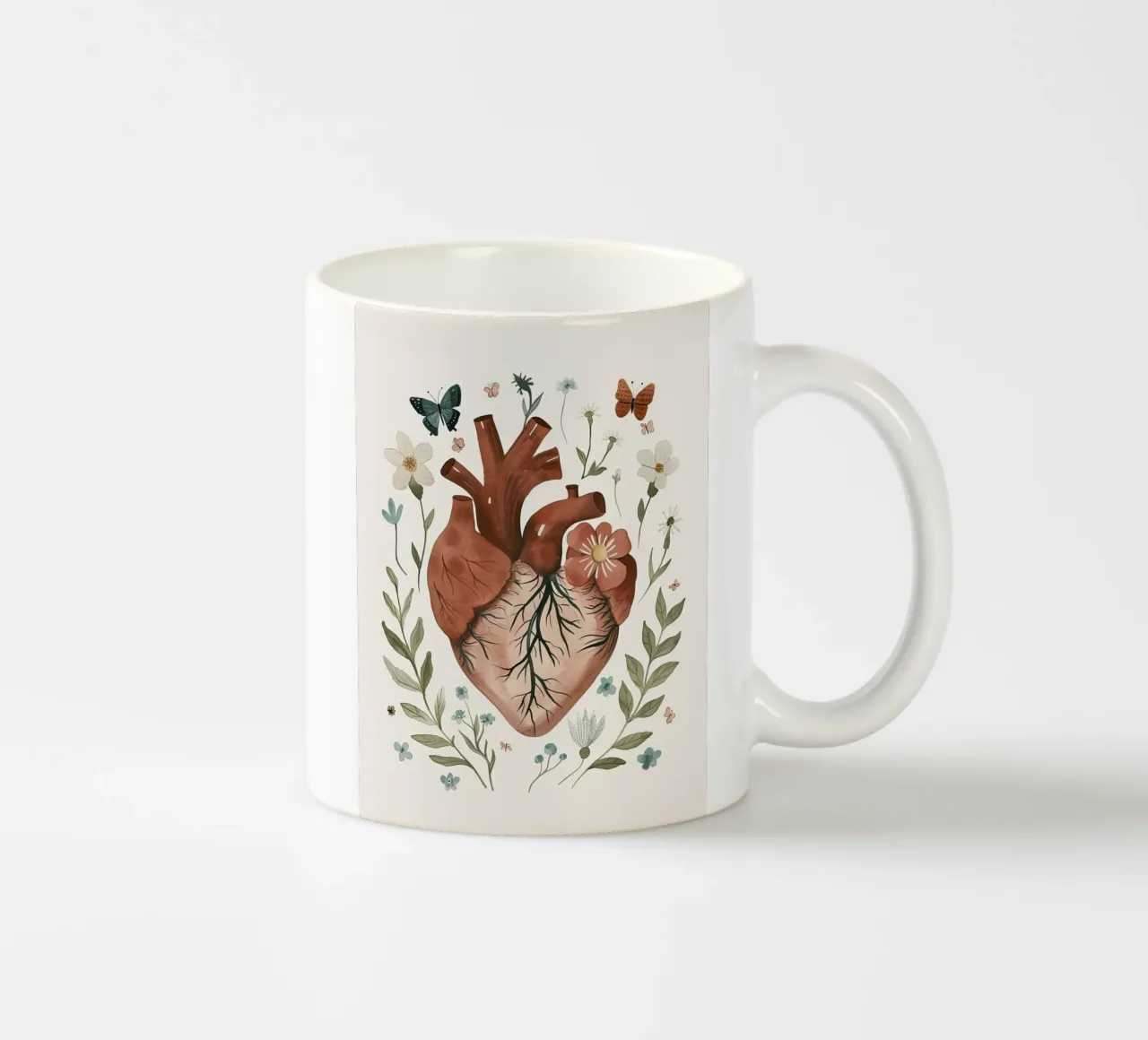 Cuore in fiore tazza in ceramica da DaarbyN