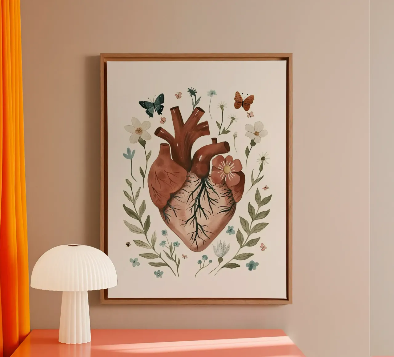 Heart in Bloom canvas by DaarbyN