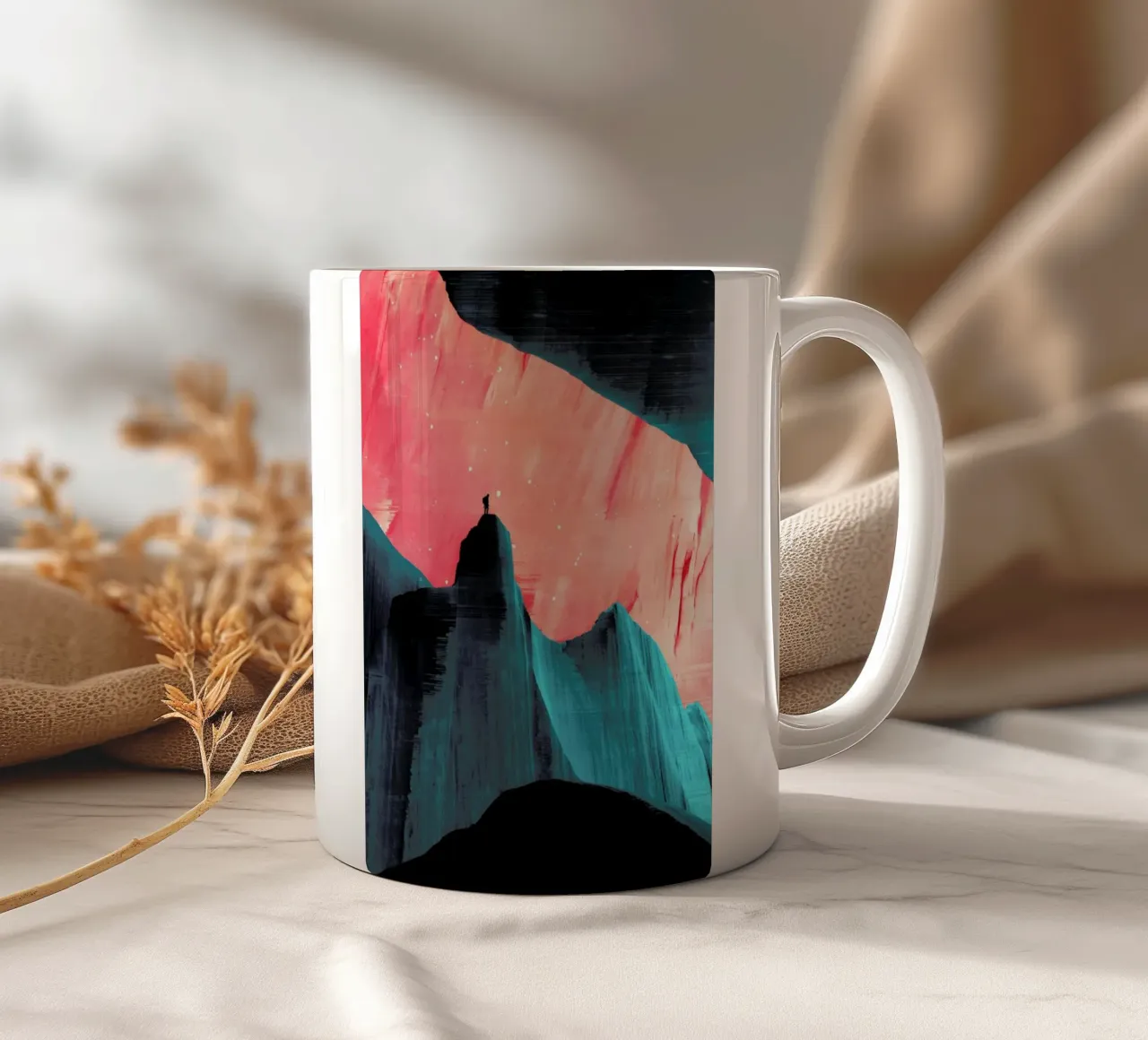 We Understand Only After taza de cerámica de Adam Priester