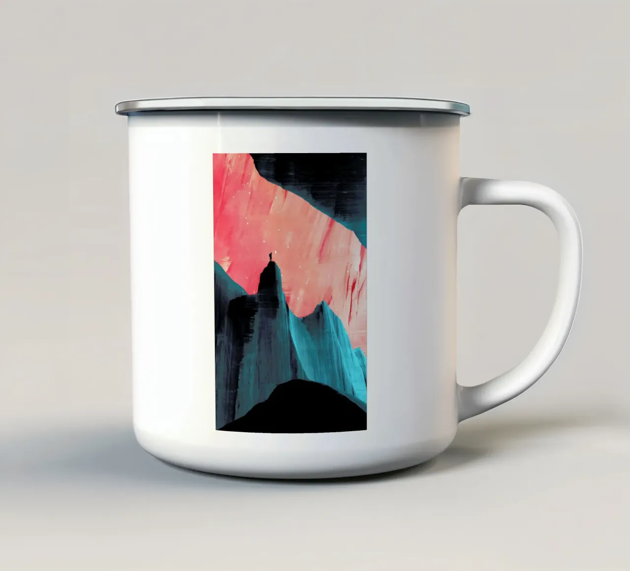 We Understand Only After mug en émail de Adam Priester