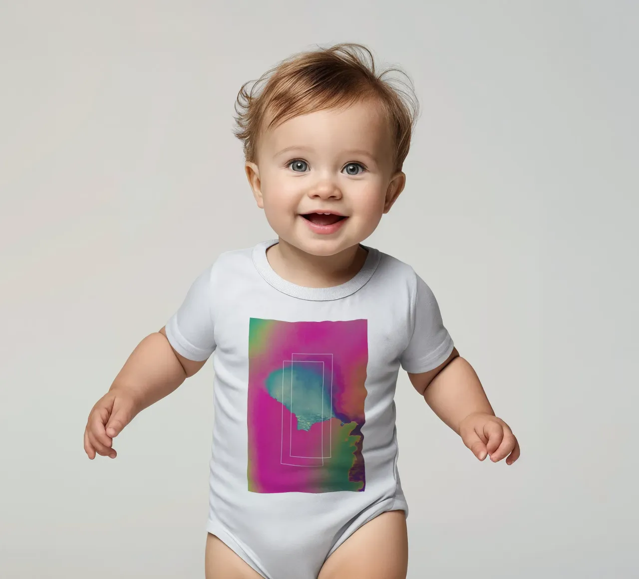 Flow 1983 body neonato maniche corte da Adam Priester
