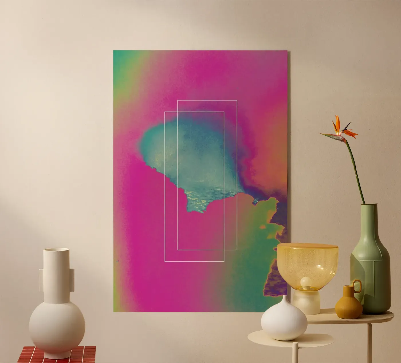Flow 1983 Acryl-Glas von Adam Priester