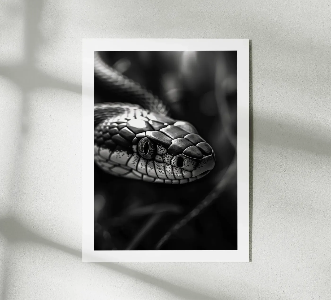 Serpente maestoso plexiglass da Monochrome