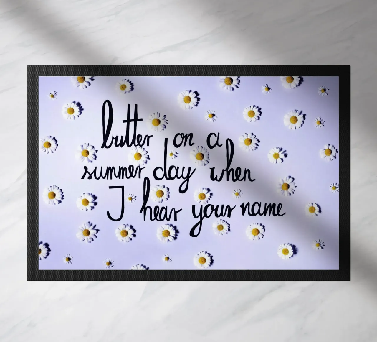 Butter doormat by Jana Otto