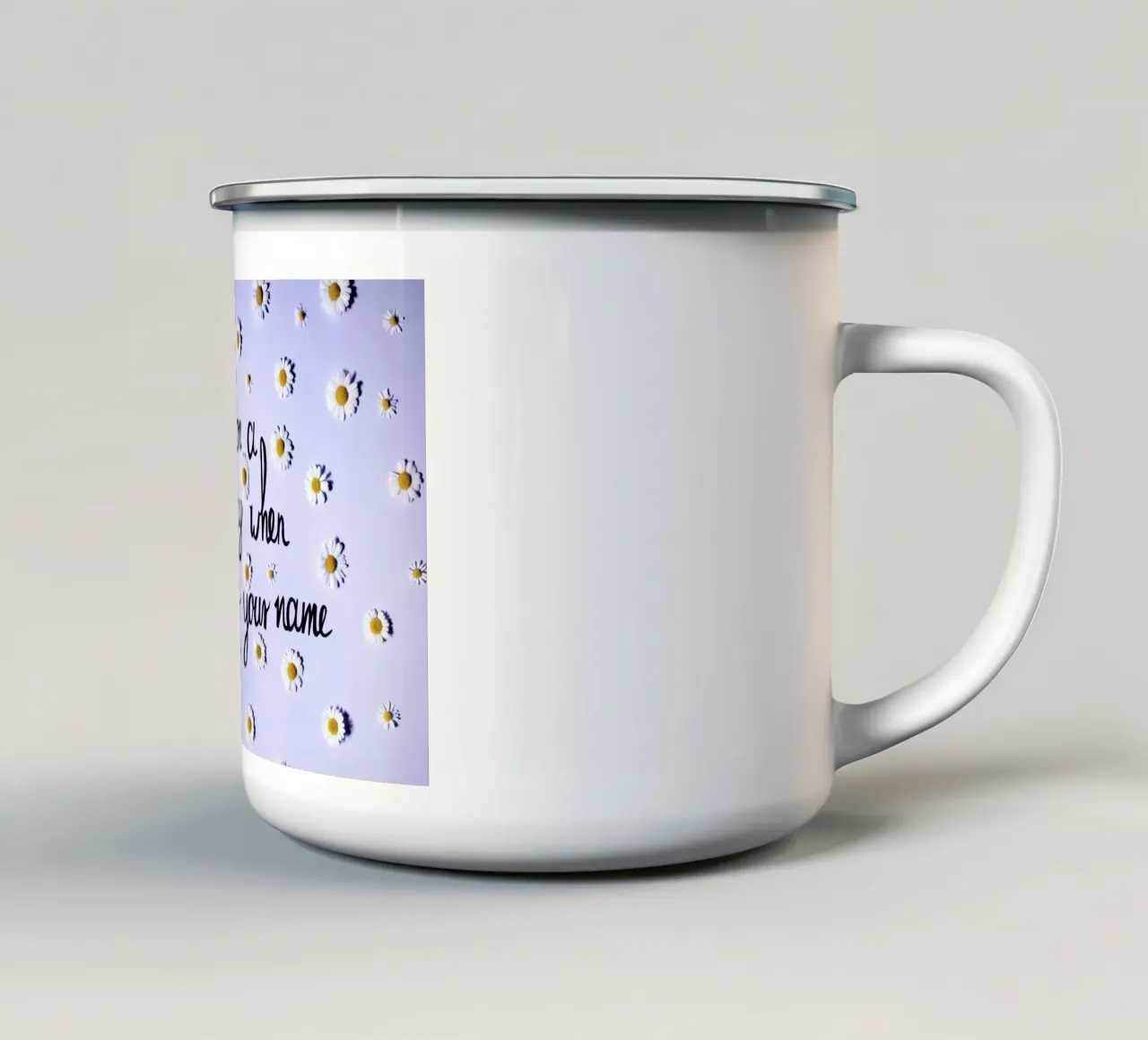 Butter tazza in smalto da Jana Otto
