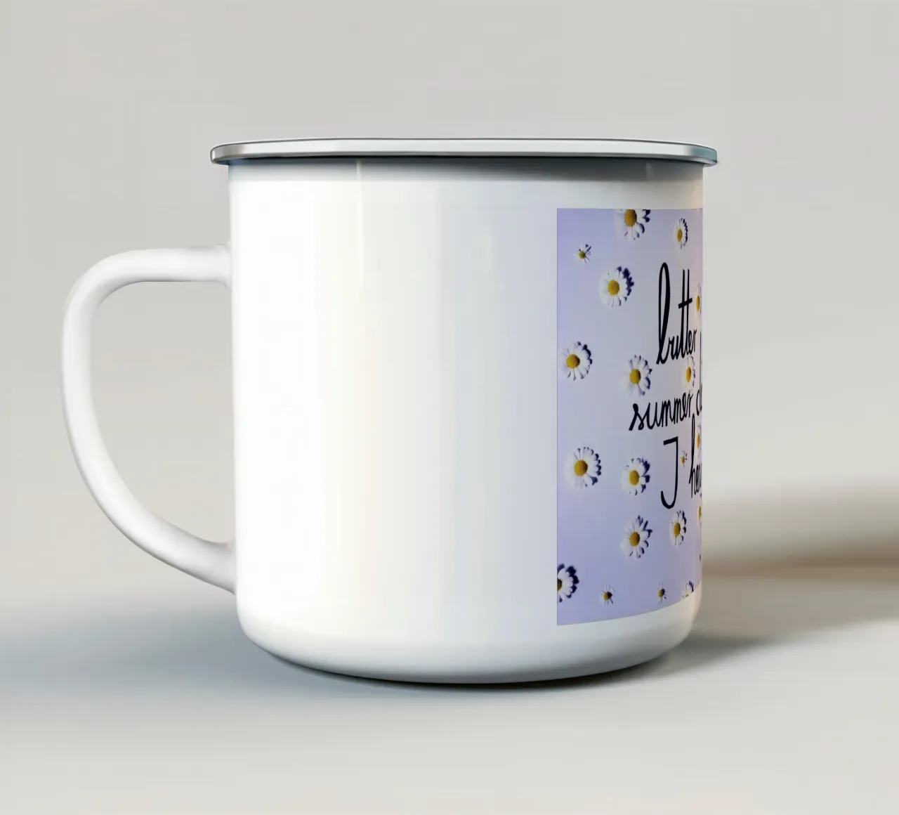 Butter tazza in smalto da Jana Otto