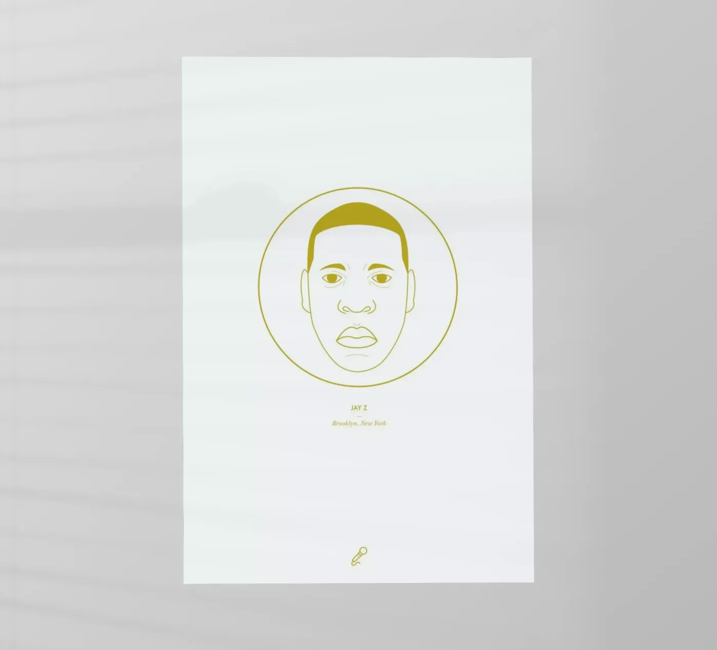 Jay Z pellicola backlit da Dean Smith