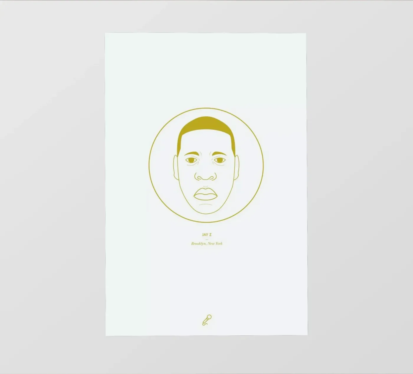 Jay Z pellicola backlit da Dean Smith